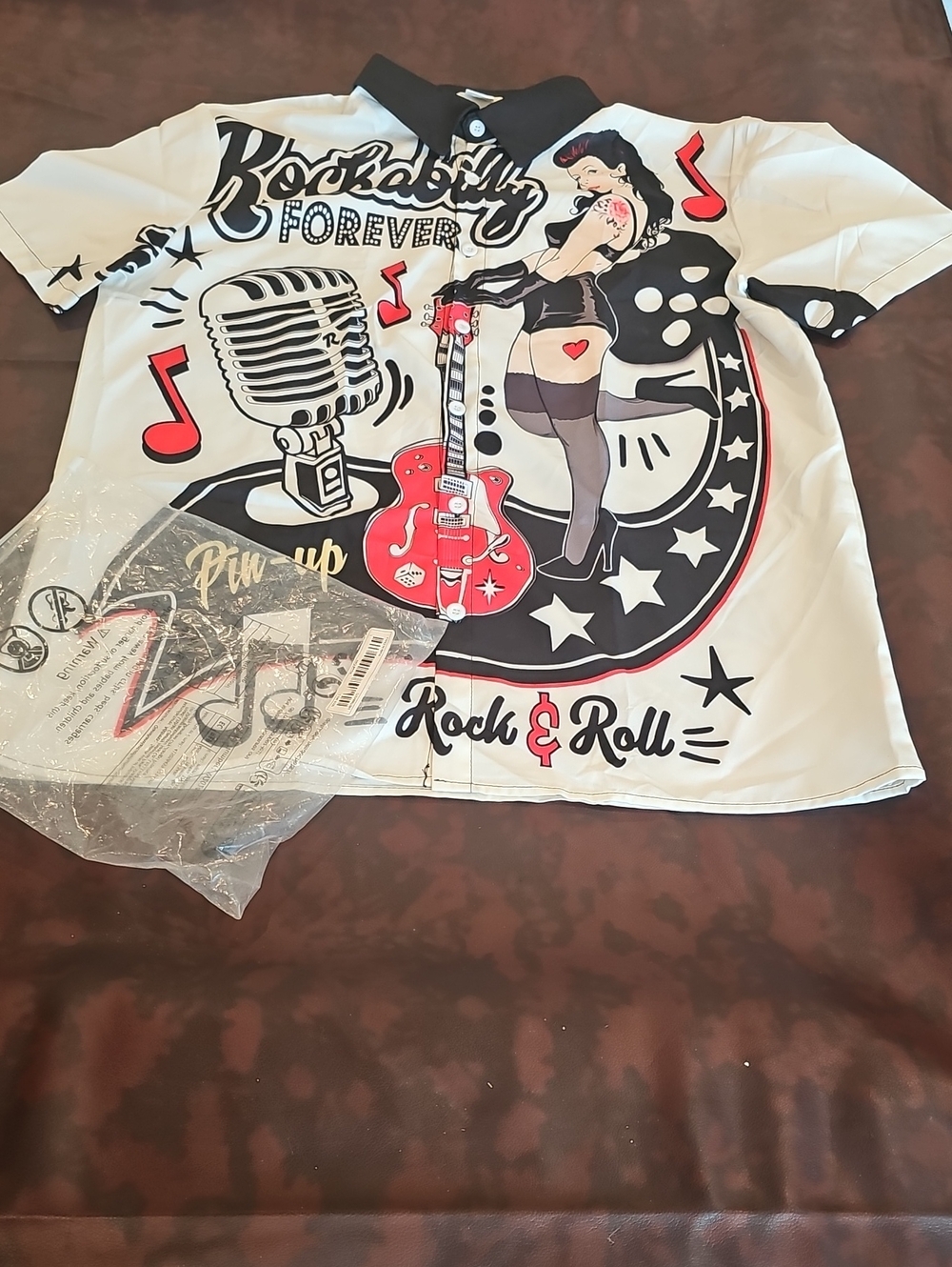 G Rockbilly Forever No Brand Shirt Size M